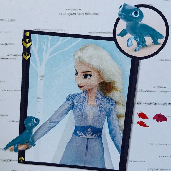 New in Box- Disney Princess Frozen II Elsa Doll w/Pabbie & Salamander Figures - Picture 11 of 15